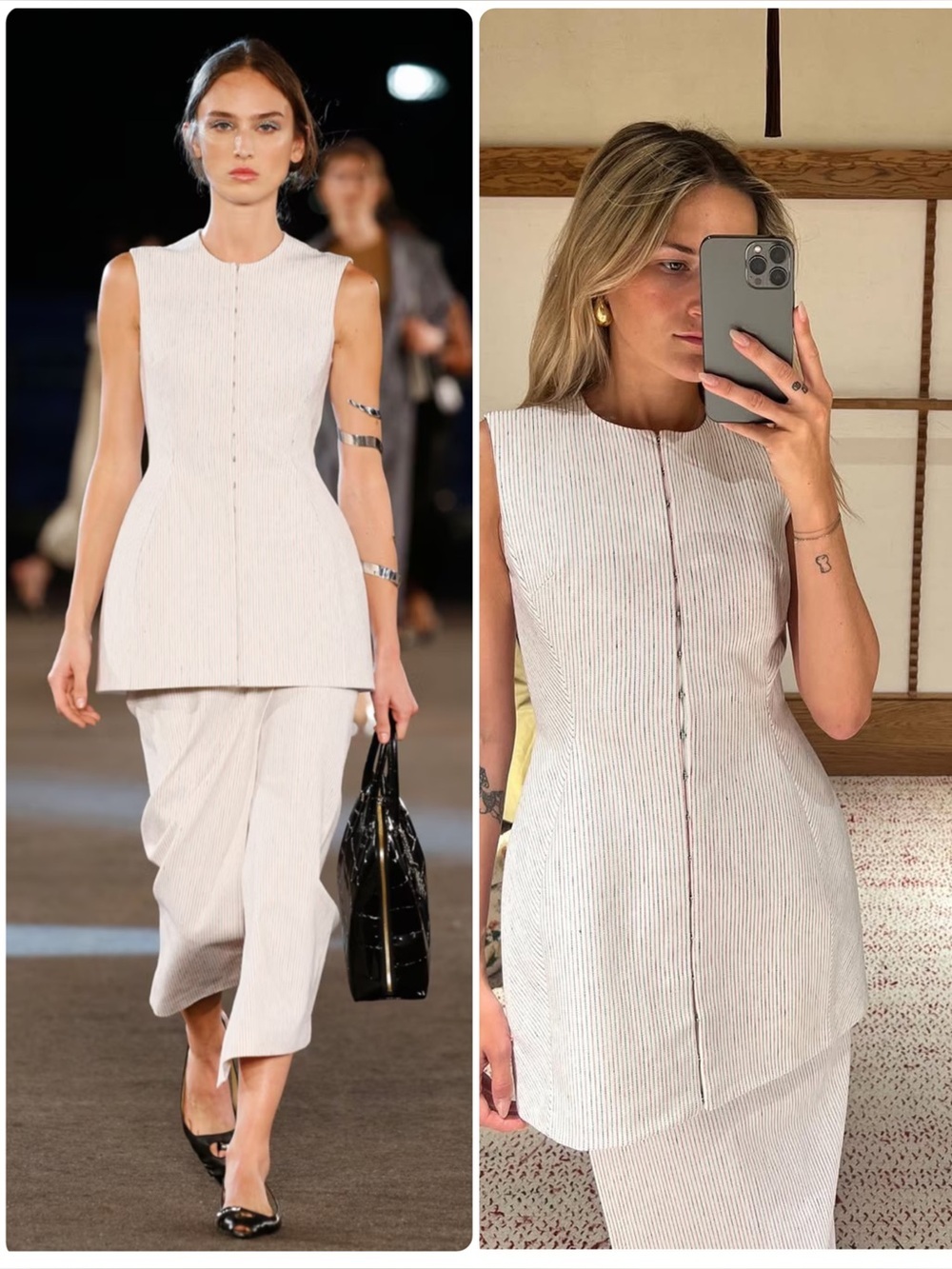 New Tory Burch Hook and Eye Tunic Dress